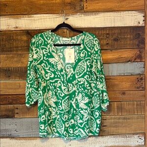 NWT Palm Springs Babydoll Style Top